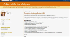 Desktop Screenshot of collectivites-numeriques.blogspot.com