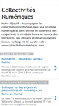 Mobile Screenshot of collectivites-numeriques.blogspot.com