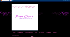 Desktop Screenshot of karyneloiseau-artiste-peintre.blogspot.com