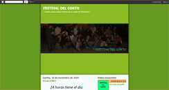 Desktop Screenshot of festivaldelcorto.blogspot.com