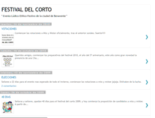 Tablet Screenshot of festivaldelcorto.blogspot.com