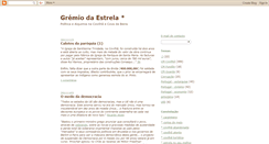 Desktop Screenshot of gremiodaestrela.blogspot.com
