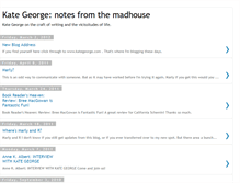 Tablet Screenshot of kategeorgewrites.blogspot.com