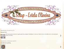 Tablet Screenshot of criartes-estelaoliveira.blogspot.com