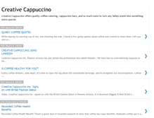 Tablet Screenshot of creativecappuccino.blogspot.com