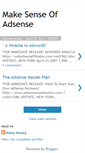 Mobile Screenshot of makesenseofadsense.blogspot.com