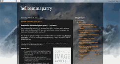 Desktop Screenshot of helloemmaparry.blogspot.com