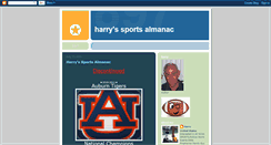 Desktop Screenshot of harryssportsalmanac.blogspot.com