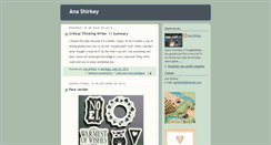 Desktop Screenshot of anashirkey.blogspot.com