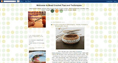 Desktop Screenshot of beadcrochetlessons.blogspot.com