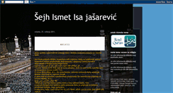 Desktop Screenshot of ismetisajasarevic.blogspot.com