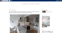Desktop Screenshot of lykkeligmedfarge.blogspot.com
