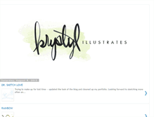 Tablet Screenshot of krystylillustrates.blogspot.com