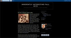 Desktop Screenshot of inherentlyinterestingf2010.blogspot.com