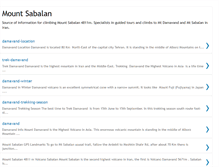 Tablet Screenshot of mt-sabalan.blogspot.com