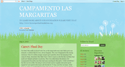 Desktop Screenshot of campamentolasmargaritas.blogspot.com