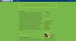 Desktop Screenshot of anaspiringbuddhist.blogspot.com