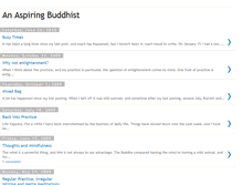 Tablet Screenshot of anaspiringbuddhist.blogspot.com