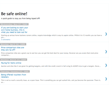 Tablet Screenshot of onlinepersonalsafety.blogspot.com