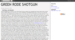 Desktop Screenshot of green-rode-shotgun.blogspot.com