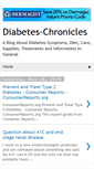 Mobile Screenshot of diabetes-chronicles.blogspot.com