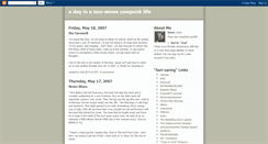 Desktop Screenshot of adayinanon-sensecowpunklife.blogspot.com