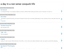 Tablet Screenshot of adayinanon-sensecowpunklife.blogspot.com
