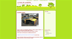 Desktop Screenshot of lofacildelamadera.blogspot.com