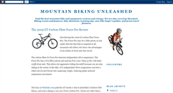 Desktop Screenshot of mountainbikingunleashed.blogspot.com