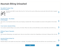 Tablet Screenshot of mountainbikingunleashed.blogspot.com