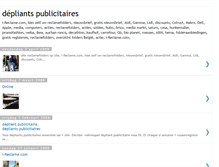Tablet Screenshot of depliants-publicitaires.blogspot.com