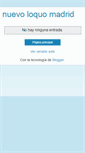 Mobile Screenshot of nuevoloquomadrid.blogspot.com