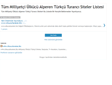 Tablet Screenshot of milliyetci-siteler.blogspot.com