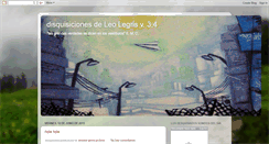 Desktop Screenshot of disquisicionlegris.blogspot.com