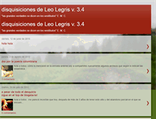 Tablet Screenshot of disquisicionlegris.blogspot.com