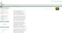 Desktop Screenshot of parliamentofbirds.blogspot.com