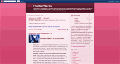 Desktop Screenshot of fruitfulwords.blogspot.com