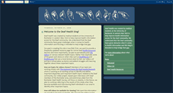 Desktop Screenshot of deafhealth.blogspot.com