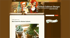 Desktop Screenshot of kitchencabinetdesign2u.blogspot.com