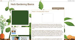 Desktop Screenshot of herb-gardening-basics.blogspot.com