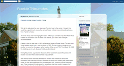Desktop Screenshot of franklinonfoottournotes.blogspot.com