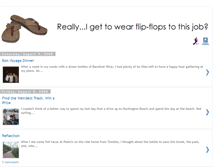 Tablet Screenshot of barefootdreamjob.blogspot.com