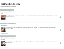 Tablet Screenshot of 1000feuilledechou.blogspot.com