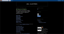 Desktop Screenshot of mililustres.blogspot.com