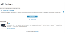 Tablet Screenshot of mililustres.blogspot.com