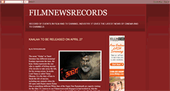 Desktop Screenshot of filmnewsrecords.blogspot.com