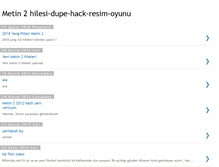 Tablet Screenshot of metin2-hilesi.blogspot.com