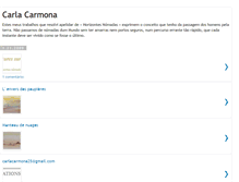 Tablet Screenshot of carlacarmona.blogspot.com