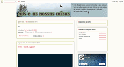 Desktop Screenshot of eueasminhascoisas.blogspot.com