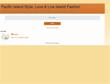 Tablet Screenshot of pacificislandstyle.blogspot.com